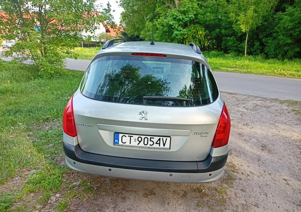 Peugeot 308 cena 14900 przebieg: 239000, rok produkcji 2011 z Toruń małe 277